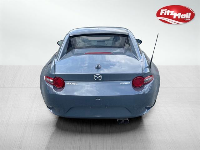 used 2021 Mazda MX-5 Miata RF car, priced at $25,000