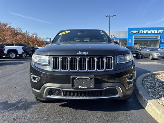 used 2016 Jeep Grand Cherokee car, priced at $16,250