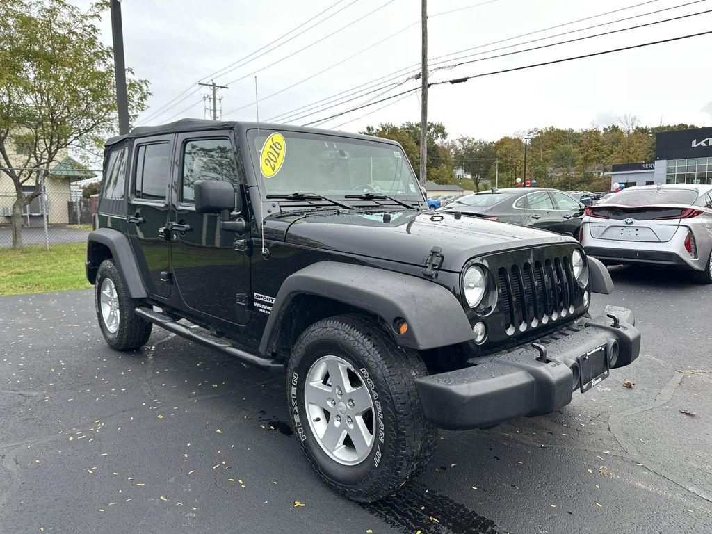 used 2016 Jeep Wrangler Unlimited car, priced at $15,999