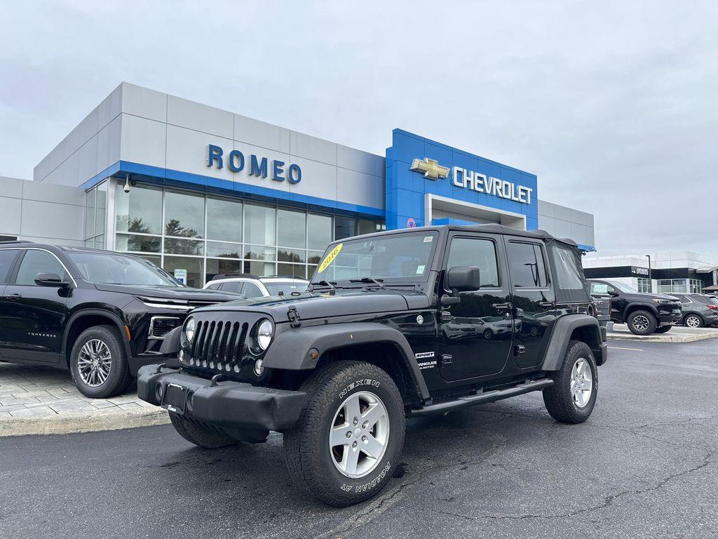 used 2016 Jeep Wrangler Unlimited car, priced at $15,999