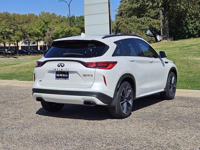 new 2025 INFINITI QX50 car, priced at $54,170