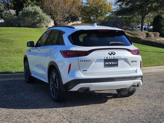 new 2025 INFINITI QX50 car, priced at $54,170