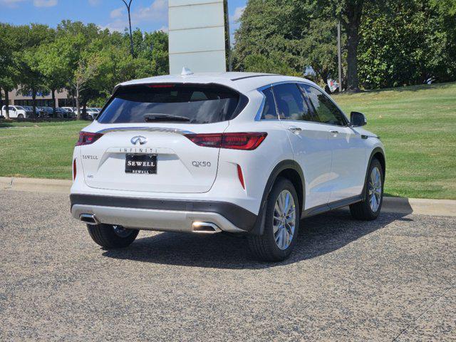 new 2025 INFINITI QX50 car, priced at $44,820