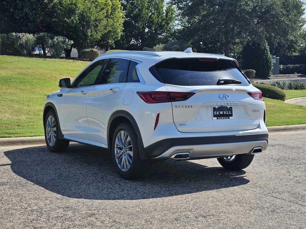 new 2025 INFINITI QX50 car, priced at $49,270
