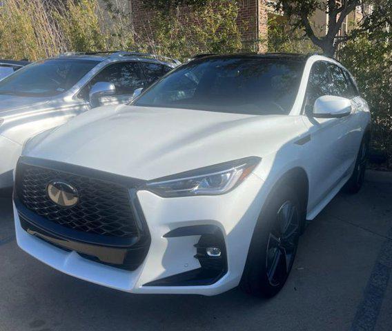 used 2025 INFINITI QX50 car, priced at $45,999