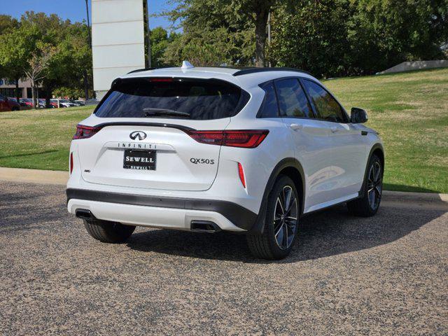 new 2025 INFINITI QX50 car, priced at $54,835