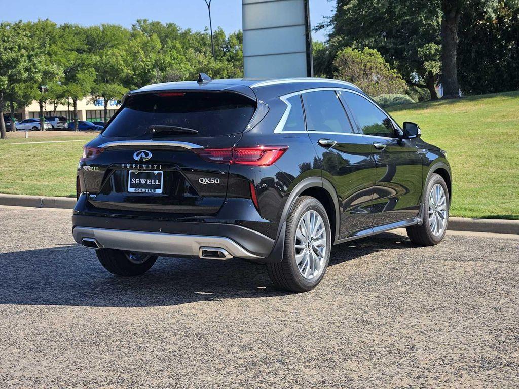 new 2025 INFINITI QX50 car, priced at $48,370