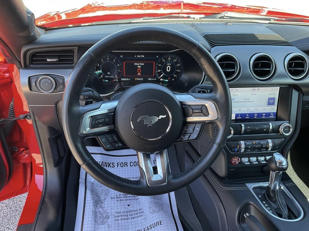 used 2021 Ford Mustang car, priced at $27,990