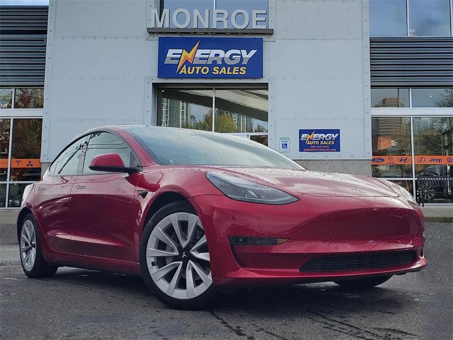 used 2021 Tesla Model 3 car, priced at $18,980