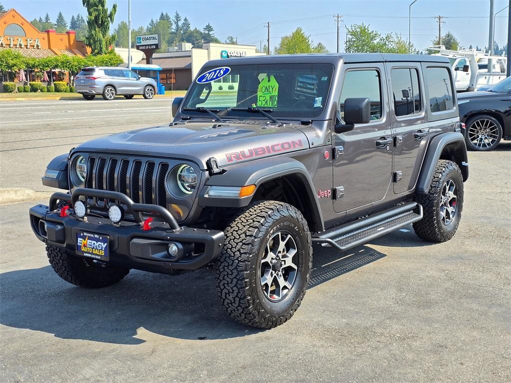 used 2018 Jeep Wrangler Unlimited car, priced at $30,600