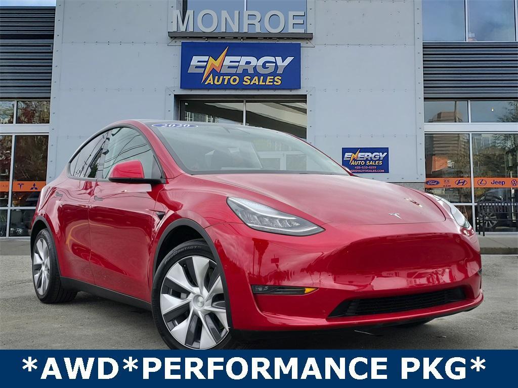 used 2020 Tesla Model Y car, priced at $28,680