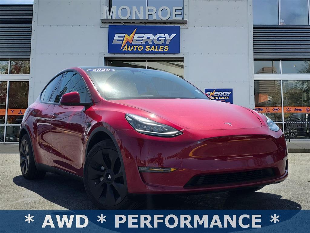 used 2020 Tesla Model Y car, priced at $28,390