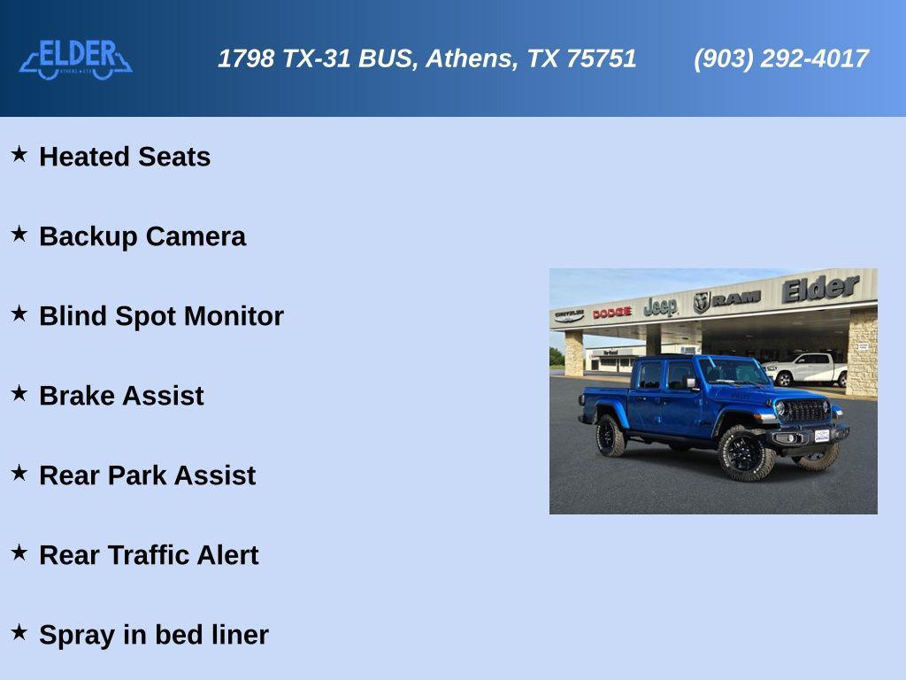 used 2024 Jeep Gladiator car, priced at $39,995