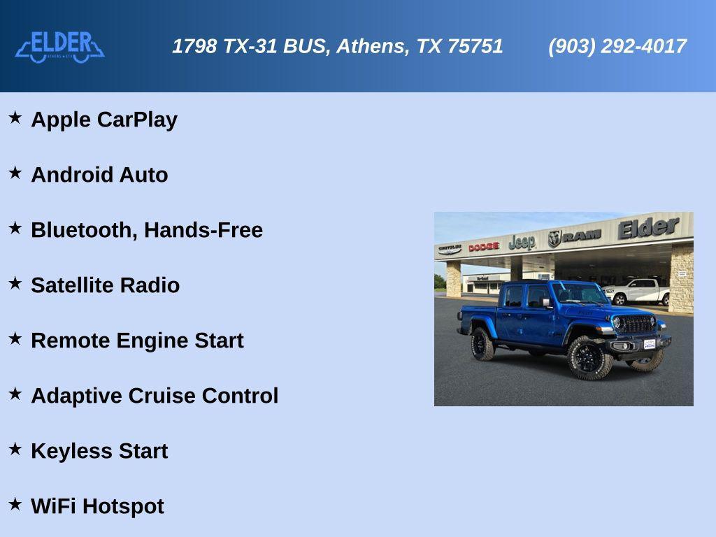 used 2024 Jeep Gladiator car, priced at $39,995