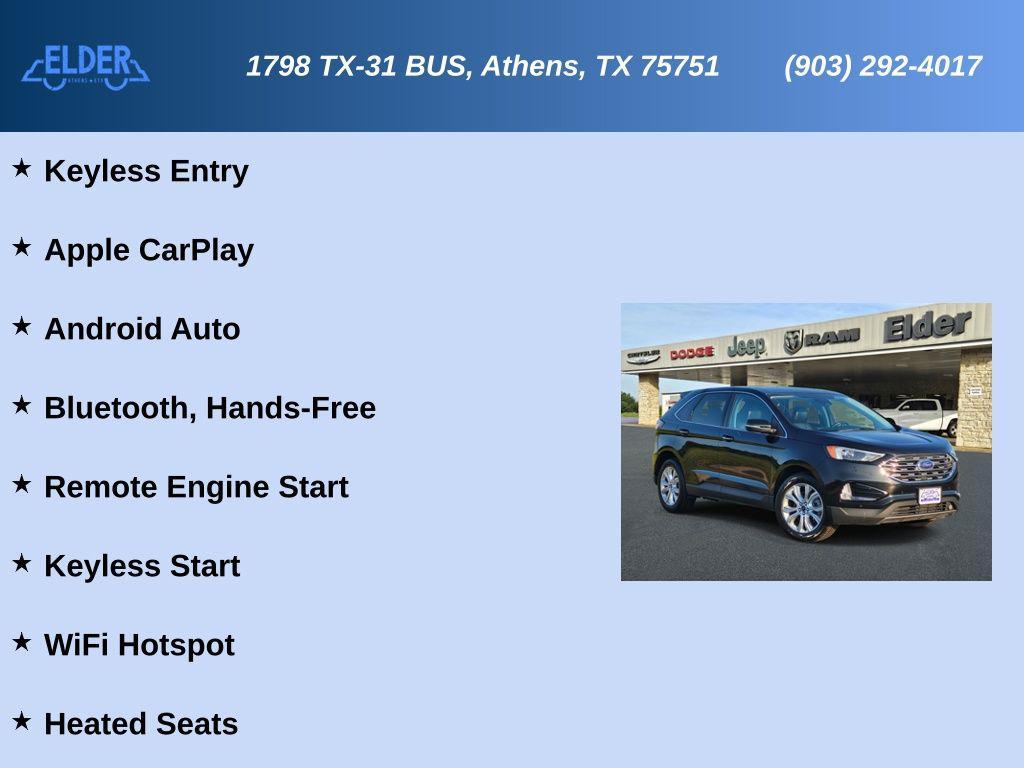 used 2022 Ford Edge car, priced at $22,995