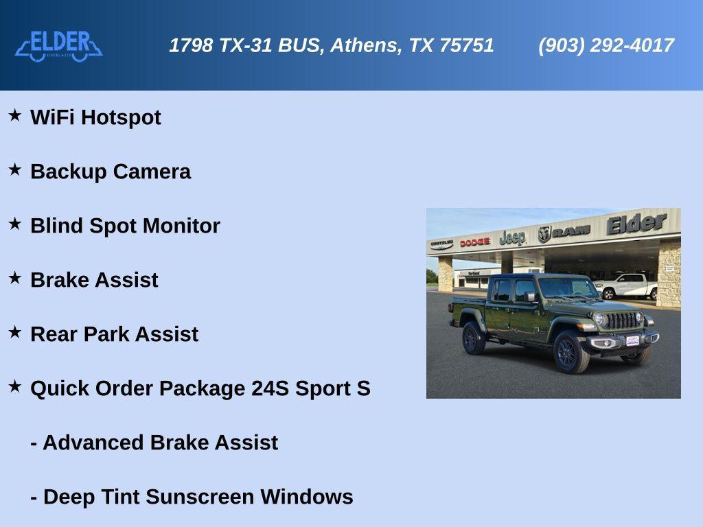 used 2024 Jeep Gladiator car, priced at $37,995