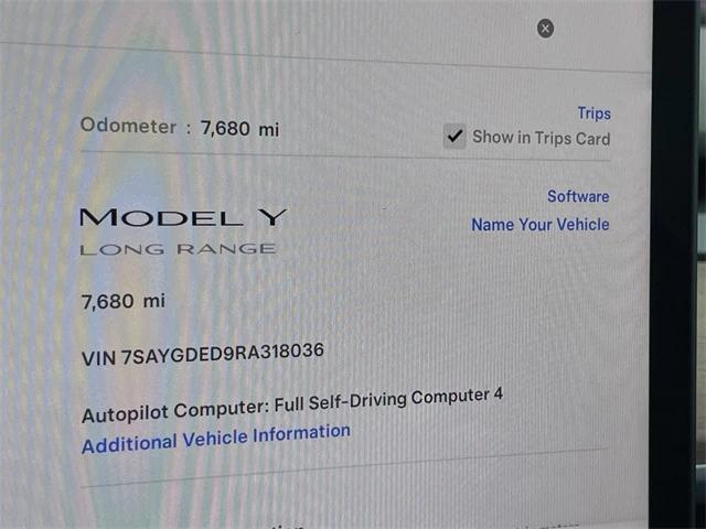 used 2024 Tesla Model Y car, priced at $35,399