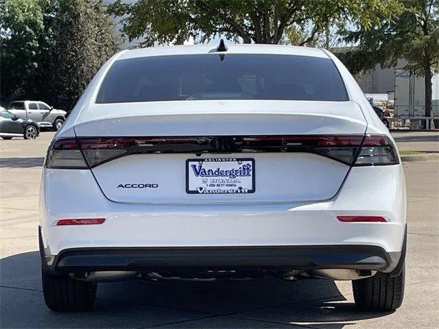 new 2025 Honda Accord car, priced at $30,924