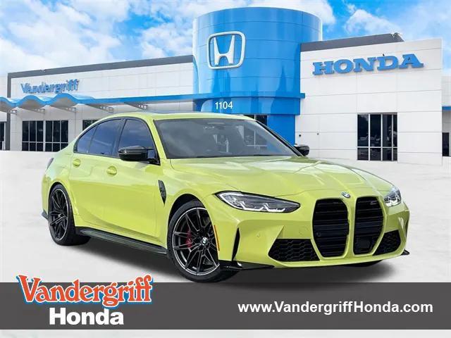 used 2022 BMW M3 car, priced at $74,988