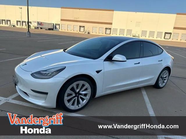 used 2021 Tesla Model 3 car, priced at $24,137