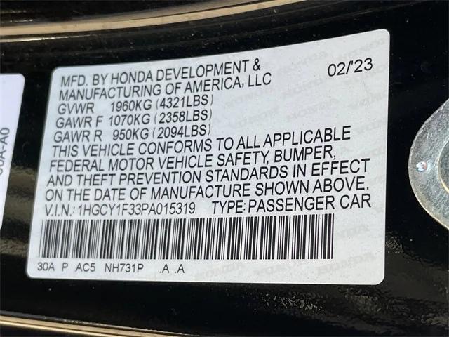 used 2023 Honda Accord car, priced at $24,799