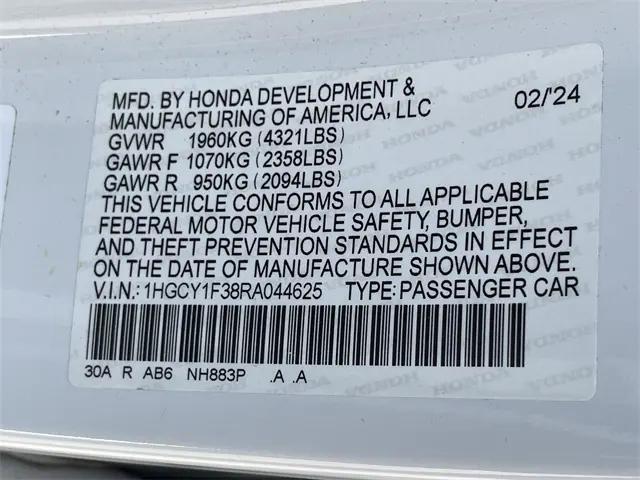 used 2024 Honda Accord car, priced at $27,989
