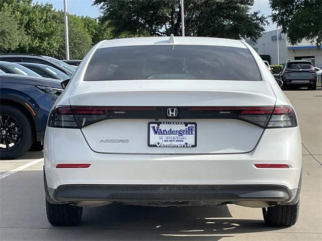 used 2024 Honda Accord car, priced at $27,989