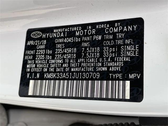 used 2018 Hyundai Kona car, priced at $13,667