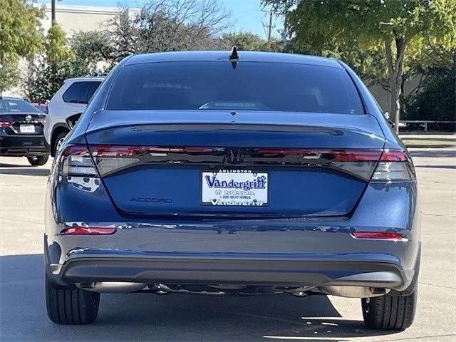new 2025 Honda Accord car, priced at $30,379