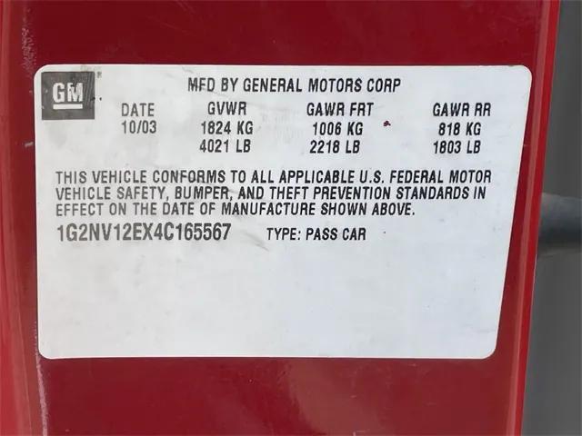 used 2004 Pontiac Grand Am car, priced at $3,995