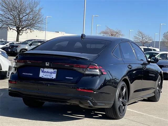 used 2023 Honda Accord Hybrid car, priced at $27,521