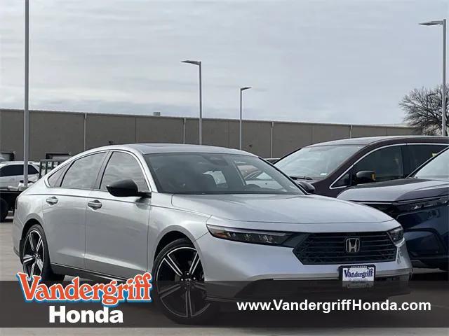 used 2024 Honda Accord Hybrid car, priced at $27,910