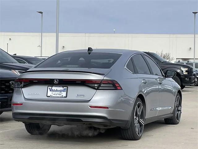 used 2024 Honda Accord Hybrid car, priced at $27,910