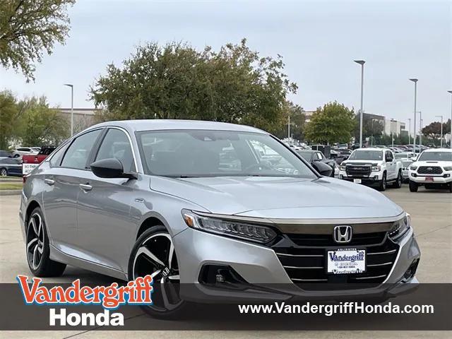 used 2022 Honda Accord Hybrid car, priced at $25,489