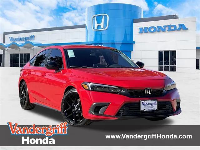 used 2022 Honda Civic car, priced at $25,843