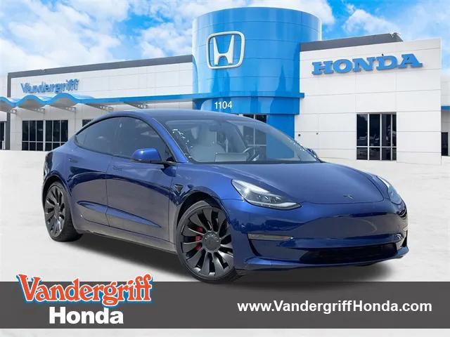 used 2021 Tesla Model 3 car, priced at $26,498