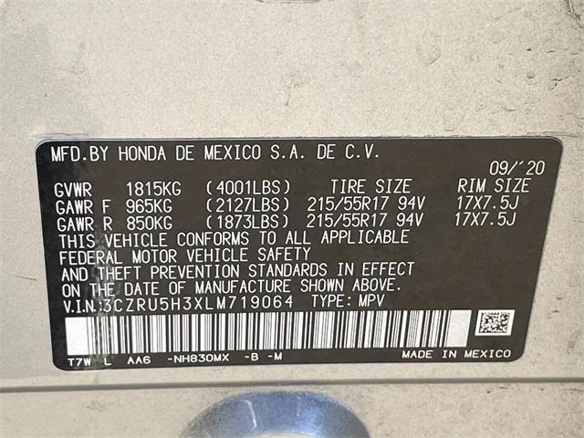 used 2020 Honda HR-V car, priced at $16,633