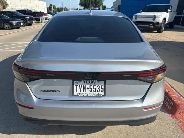 used 2024 Honda Accord car, priced at $27,212