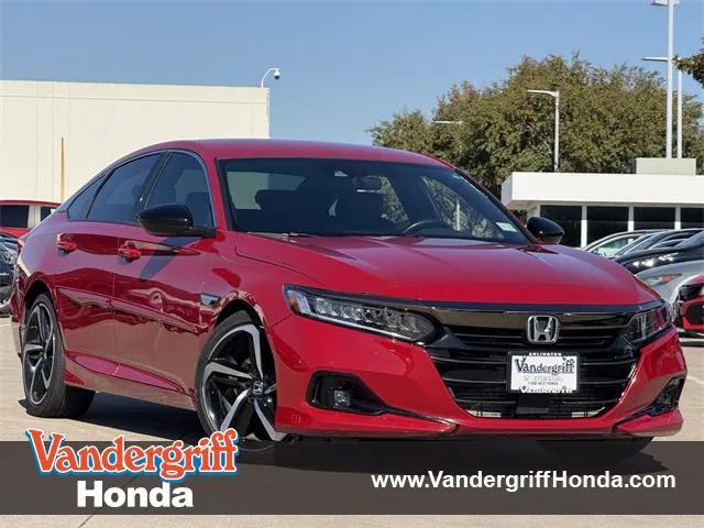 used 2021 Honda Accord car, priced at $24,498