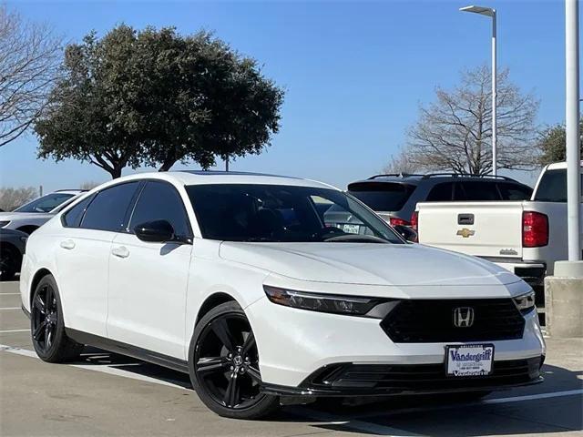 used 2023 Honda Accord Hybrid car, priced at $27,899