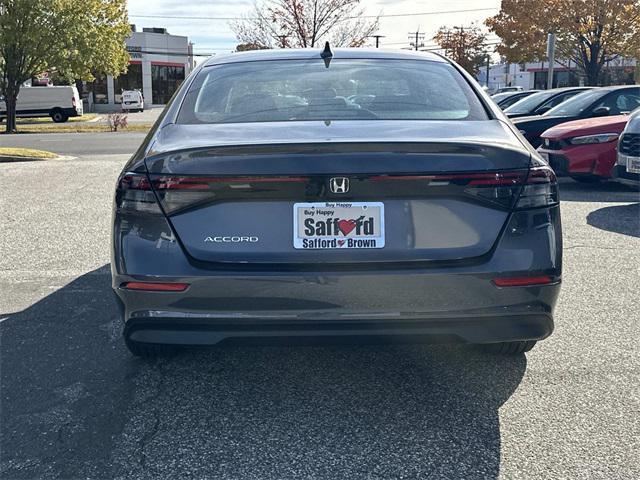 new 2025 Honda Accord car, priced at $29,597