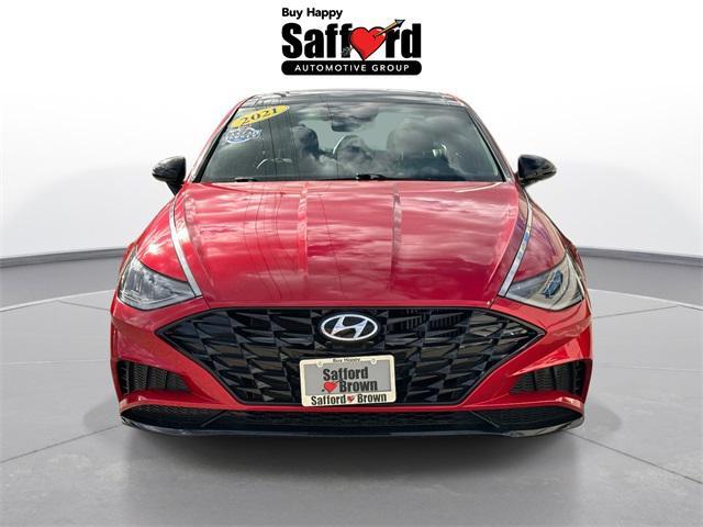 used 2021 Hyundai Sonata car, priced at $21,400