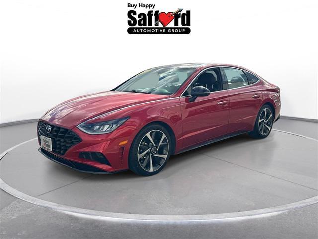 used 2021 Hyundai Sonata car, priced at $21,400