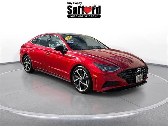 used 2021 Hyundai Sonata car, priced at $21,400