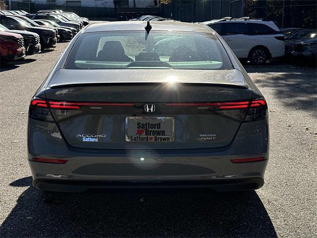 new 2025 Honda Accord Hybrid car, priced at $34,995