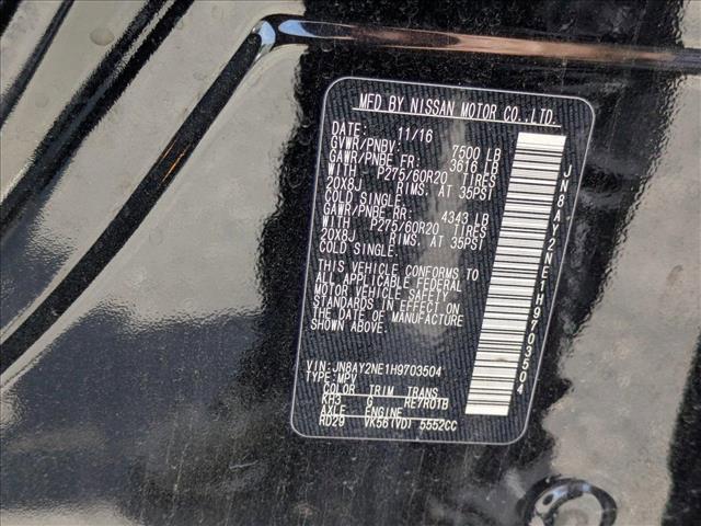 used 2017 Nissan Armada car, priced at $15,495
