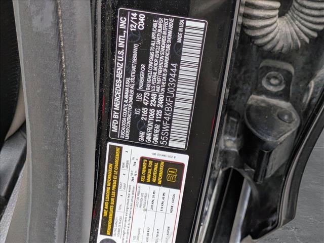 used 2015 Mercedes-Benz C-Class car, priced at $14,995