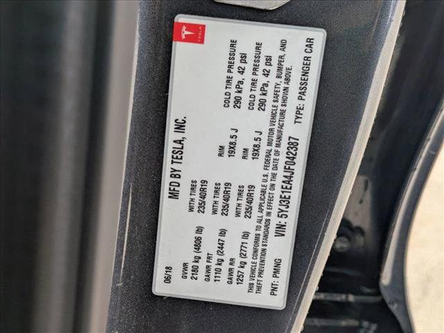 used 2018 Tesla Model 3 car, priced at $21,991