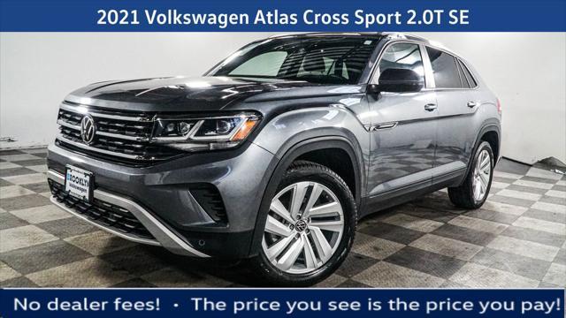 used 2021 Volkswagen Atlas Cross Sport car, priced at $24,995