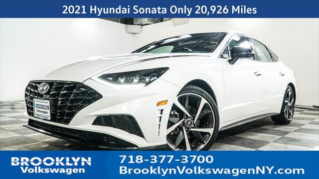 used 2021 Hyundai Sonata car, priced at $20,868